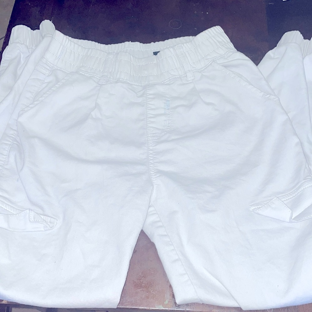 white joggers